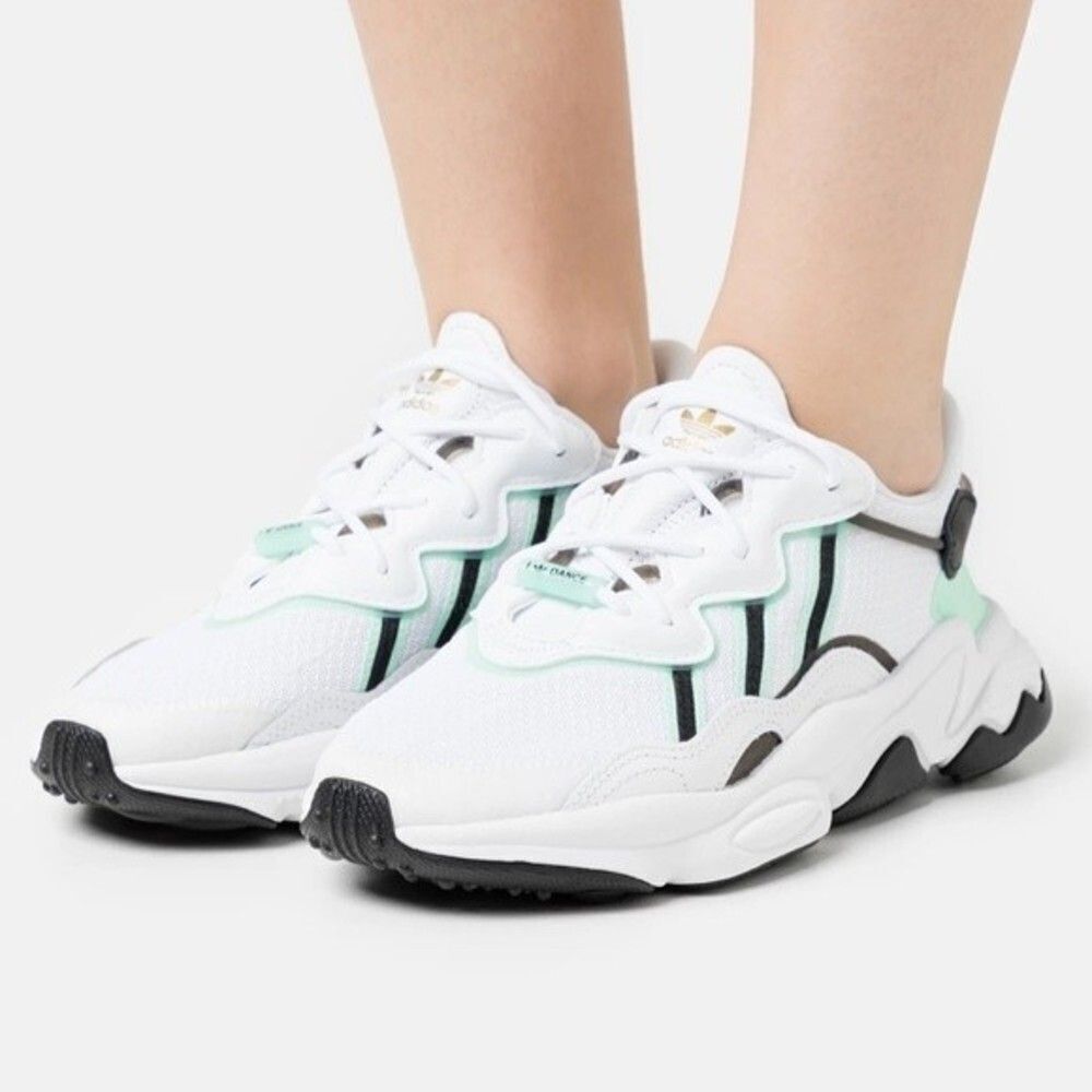 adidas Originals Ozweego W I Love Dance‎ White Green Black Women Casual